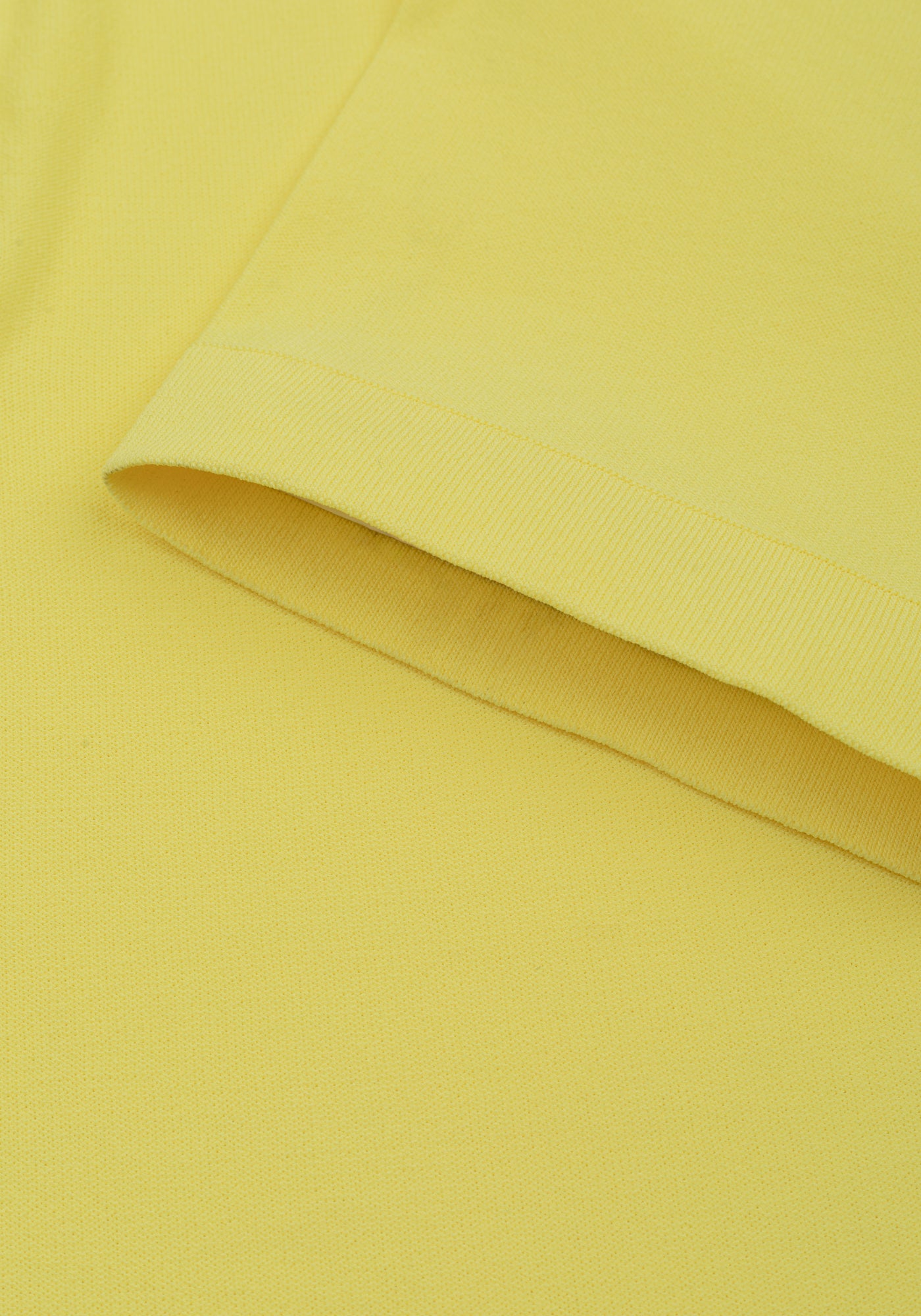 Flare Yellow Polyamide Knitted Polo Shirt