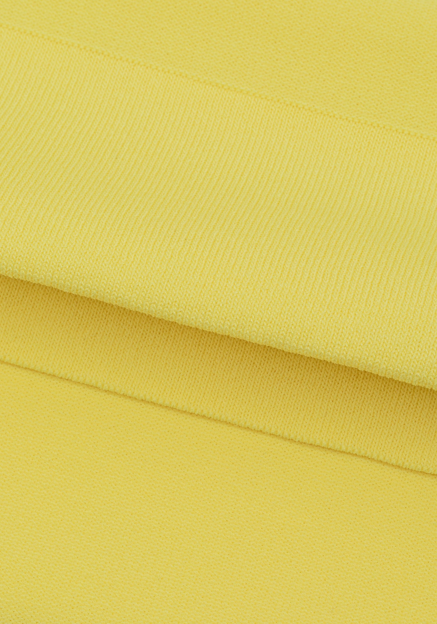 Flare Yellow Polyamide Knitted Polo Shirt