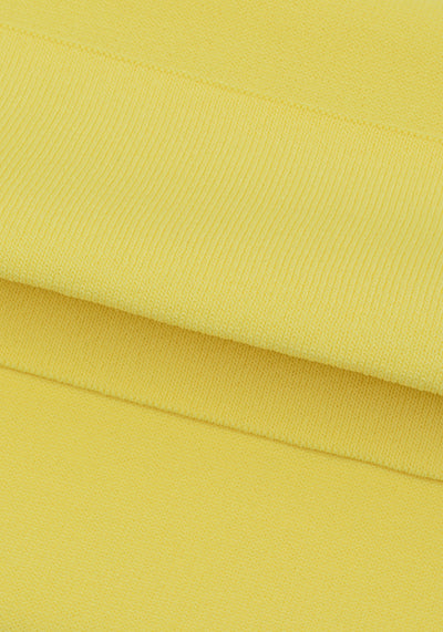 Flare Yellow Polyamide Knitted Polo Shirt