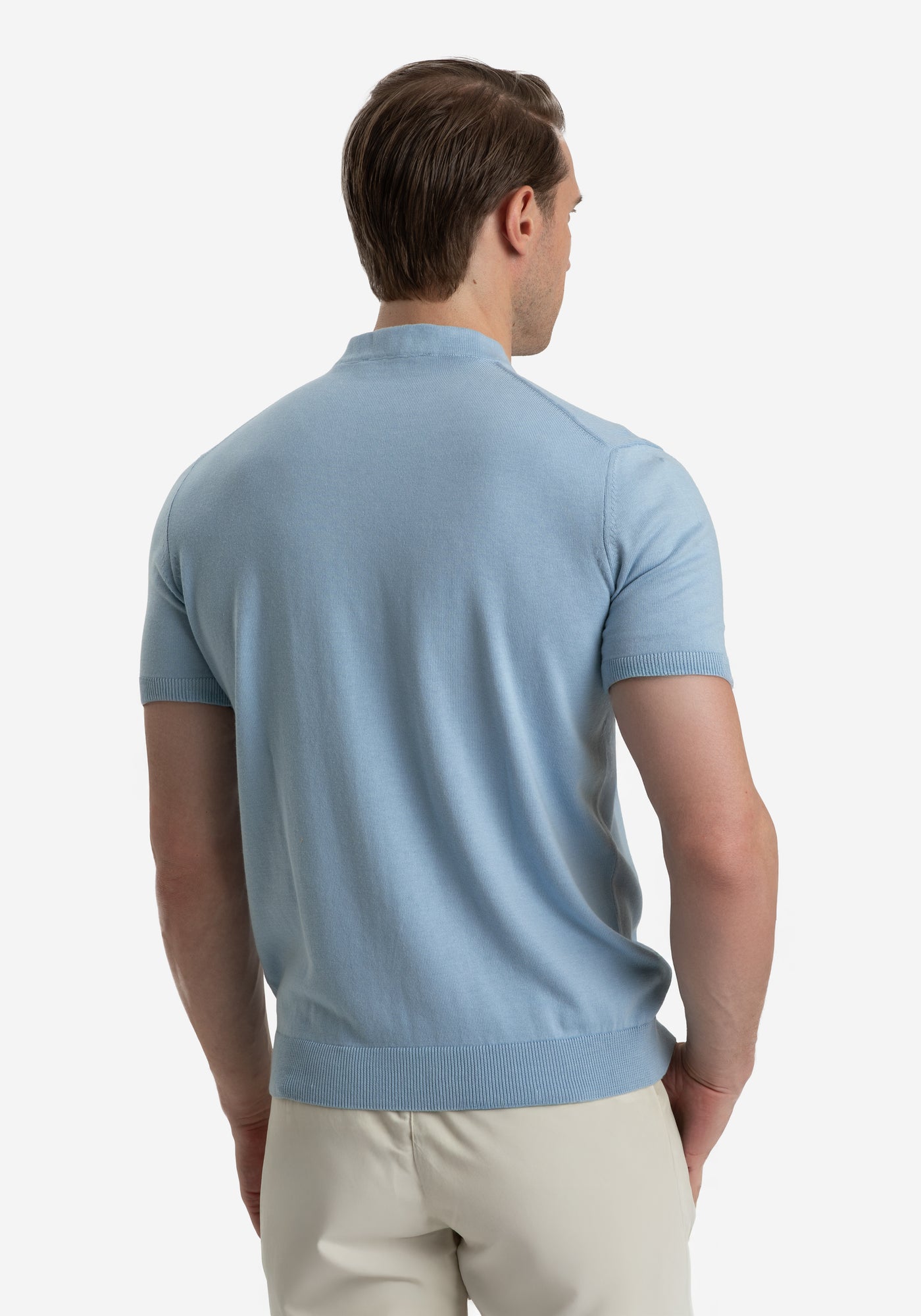 Seabreeze Blue Knitted T-Shirt