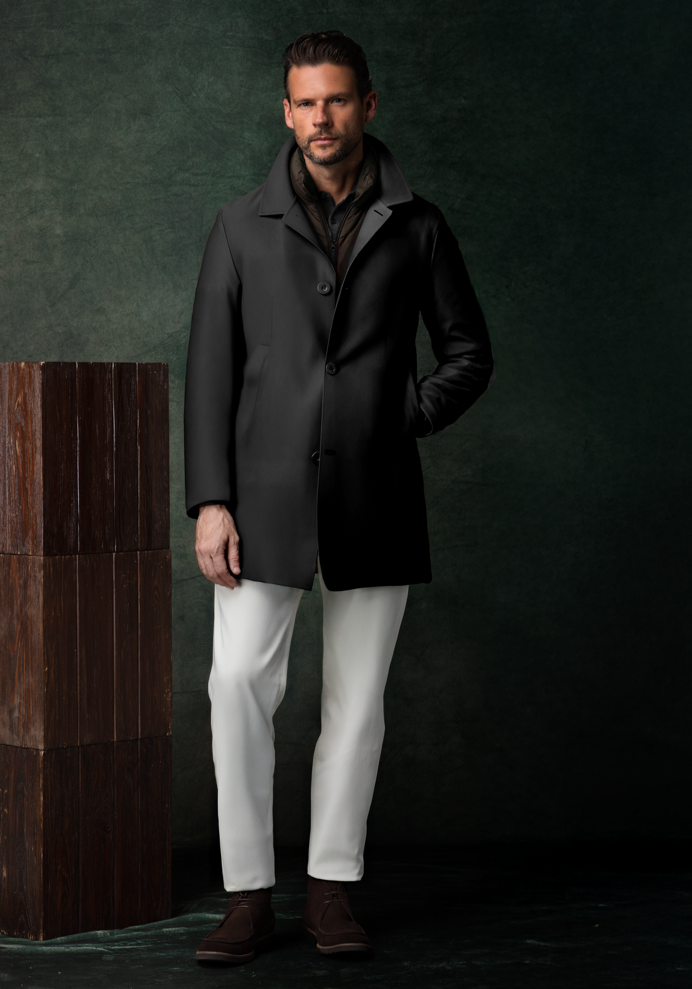 Burnt Black Alto Coat