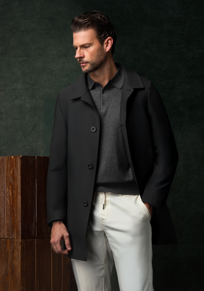 Burnt Black Alto Coat