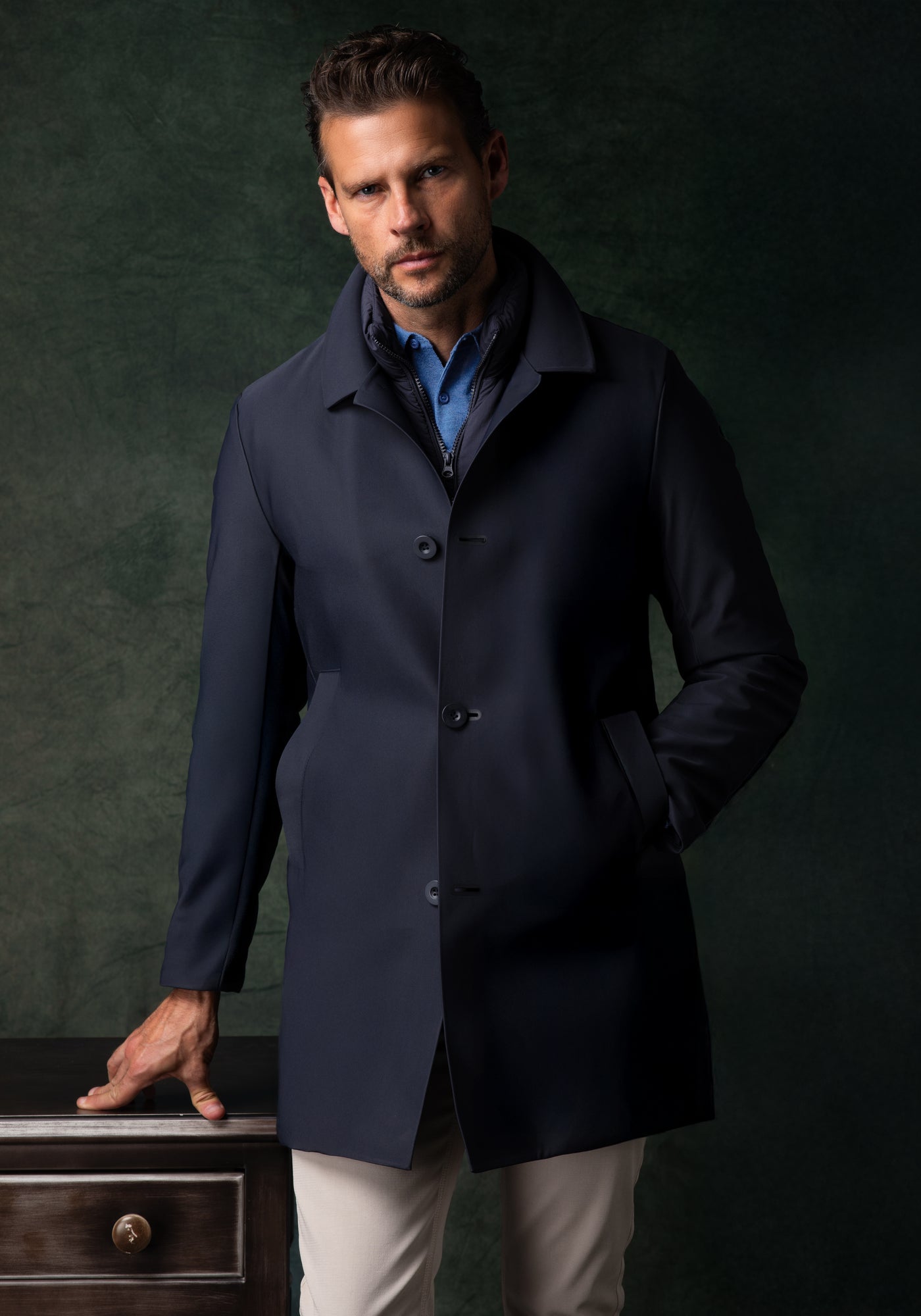 Arctic Navy Alto Coat