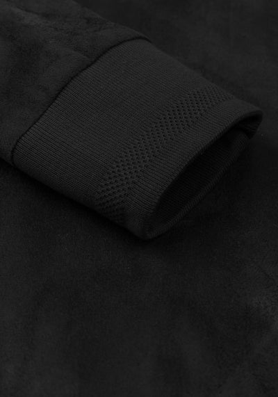 Metallic Black Suede Jacket