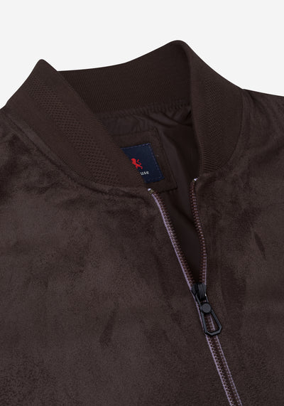 Espresso Brown Suede Jacket