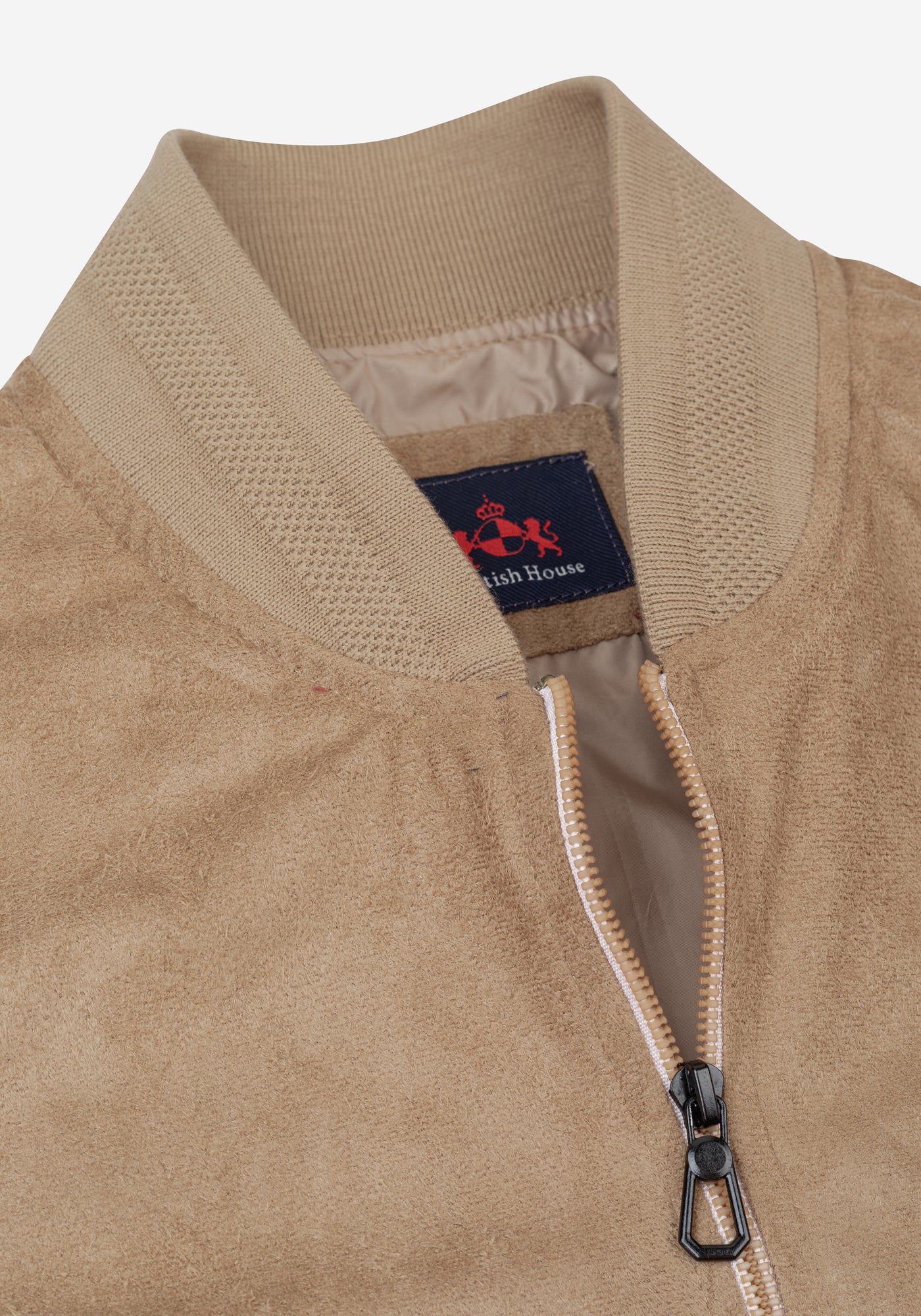 Sandstone Beige Suede Jacket