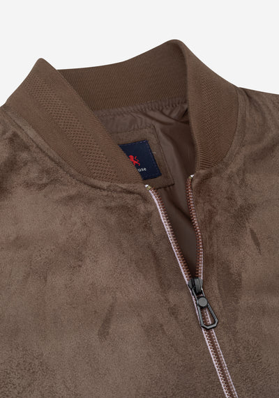 Mocha Beige Suede Jacket