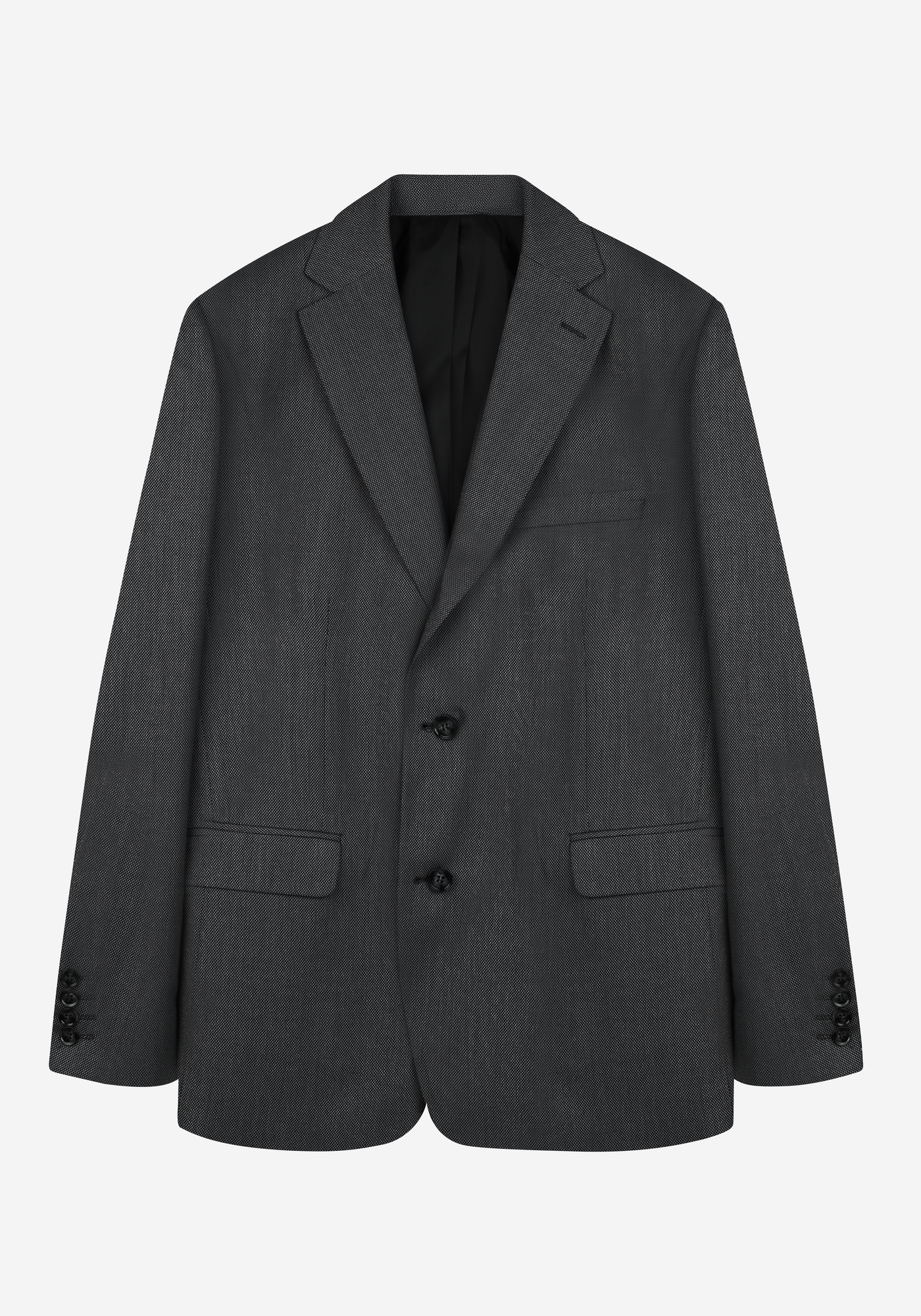 Graphite Grey Dotted Poly Suit