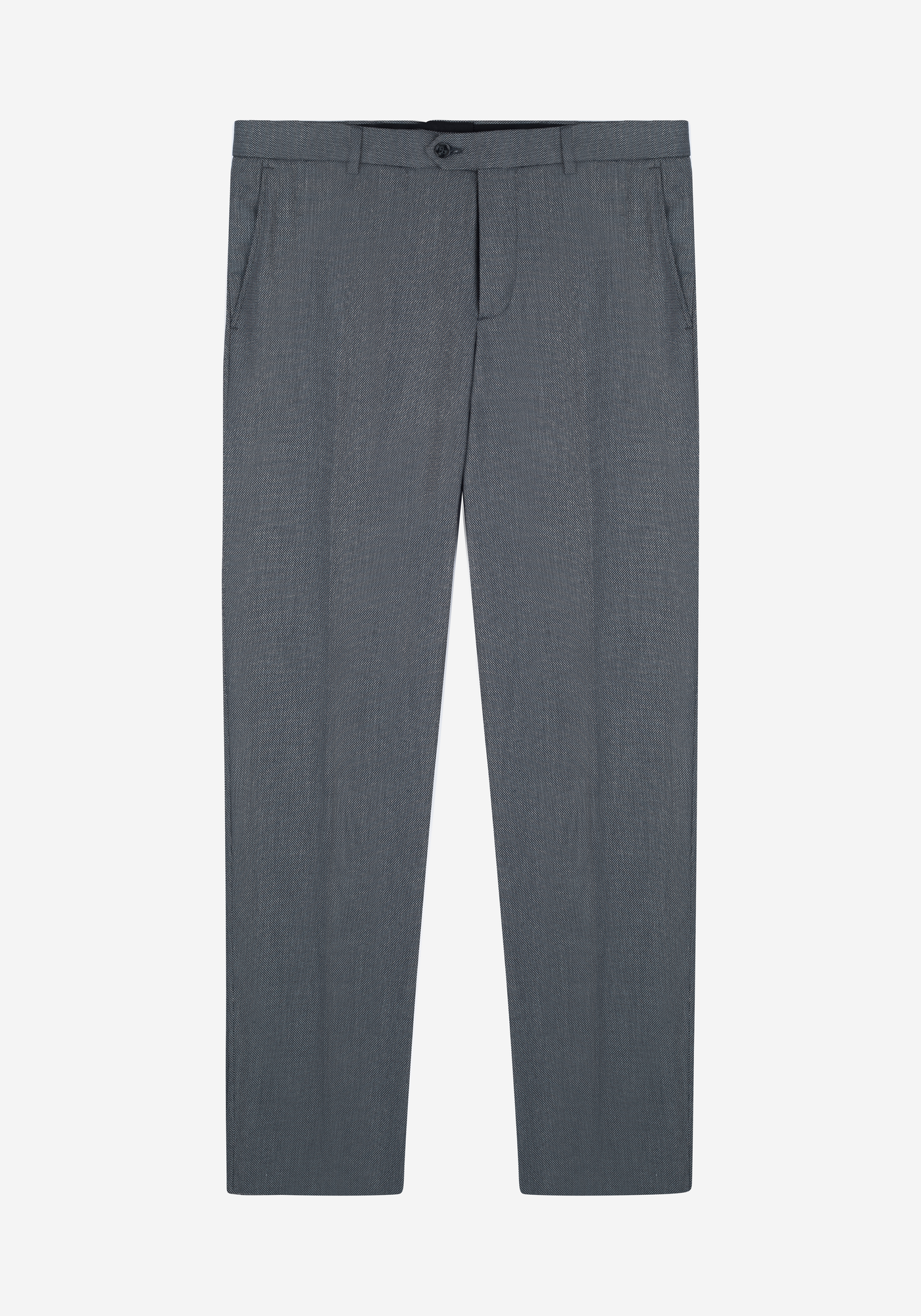 Arctic Grey Dotted Poly Suit