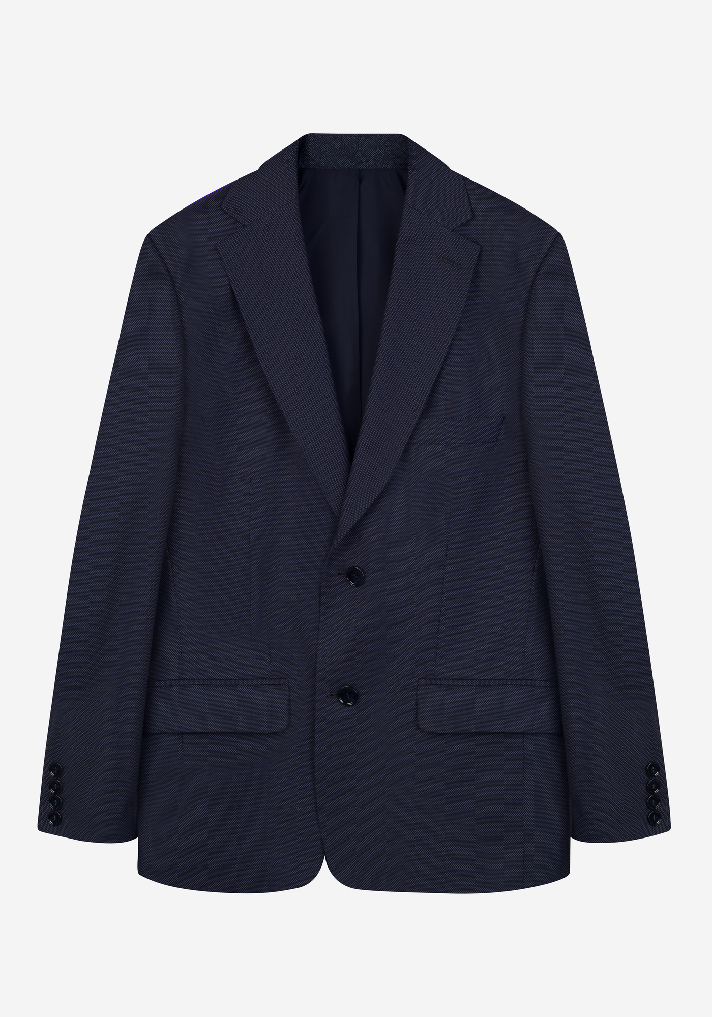 Nocturne Navy Dotted Poly Suit