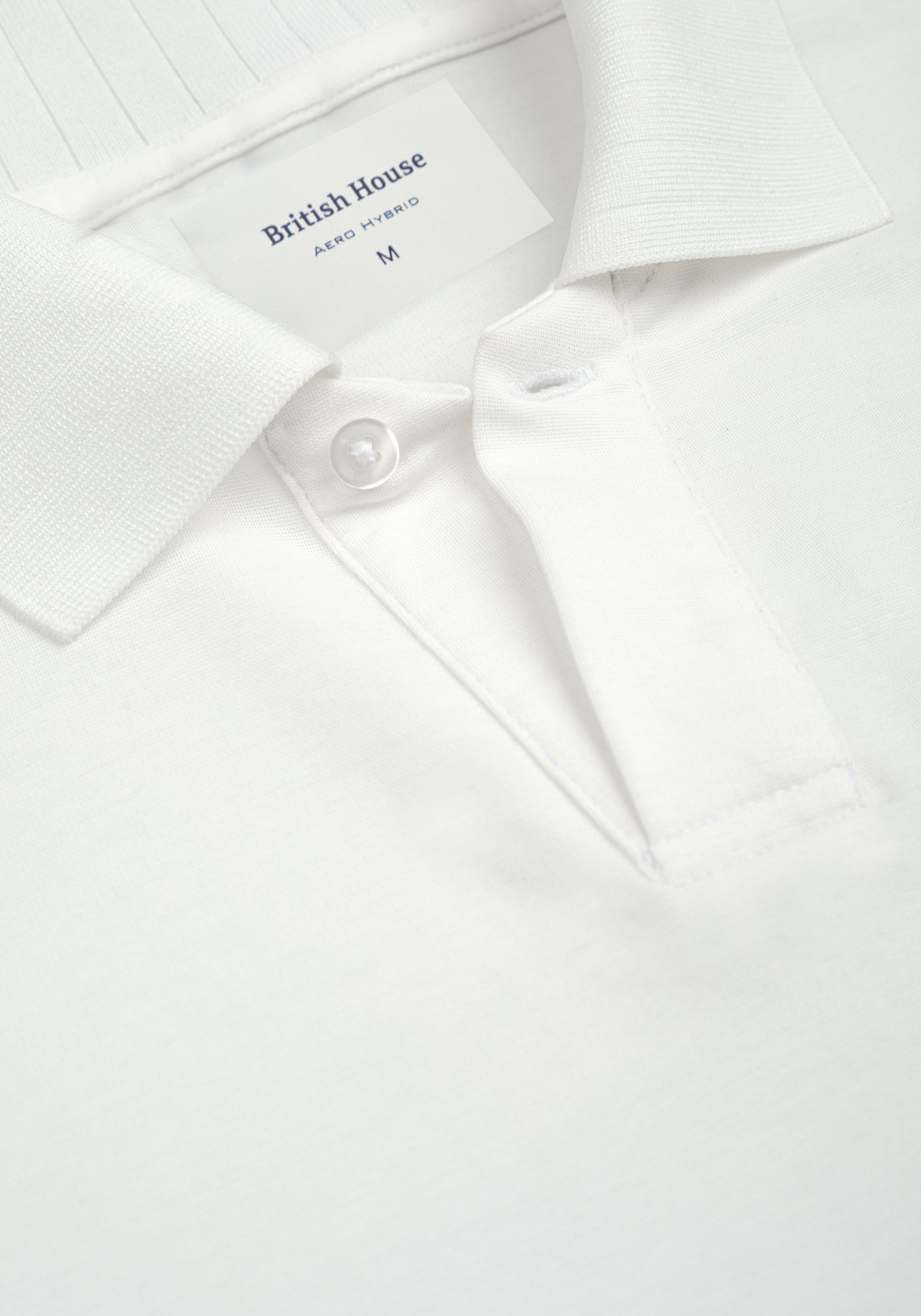 Ivory White Aero-Hybrid V-Polo