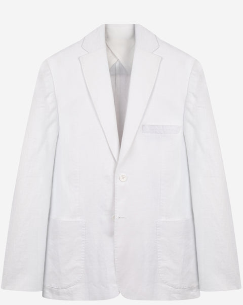 Shell White Pure Linen Blazer