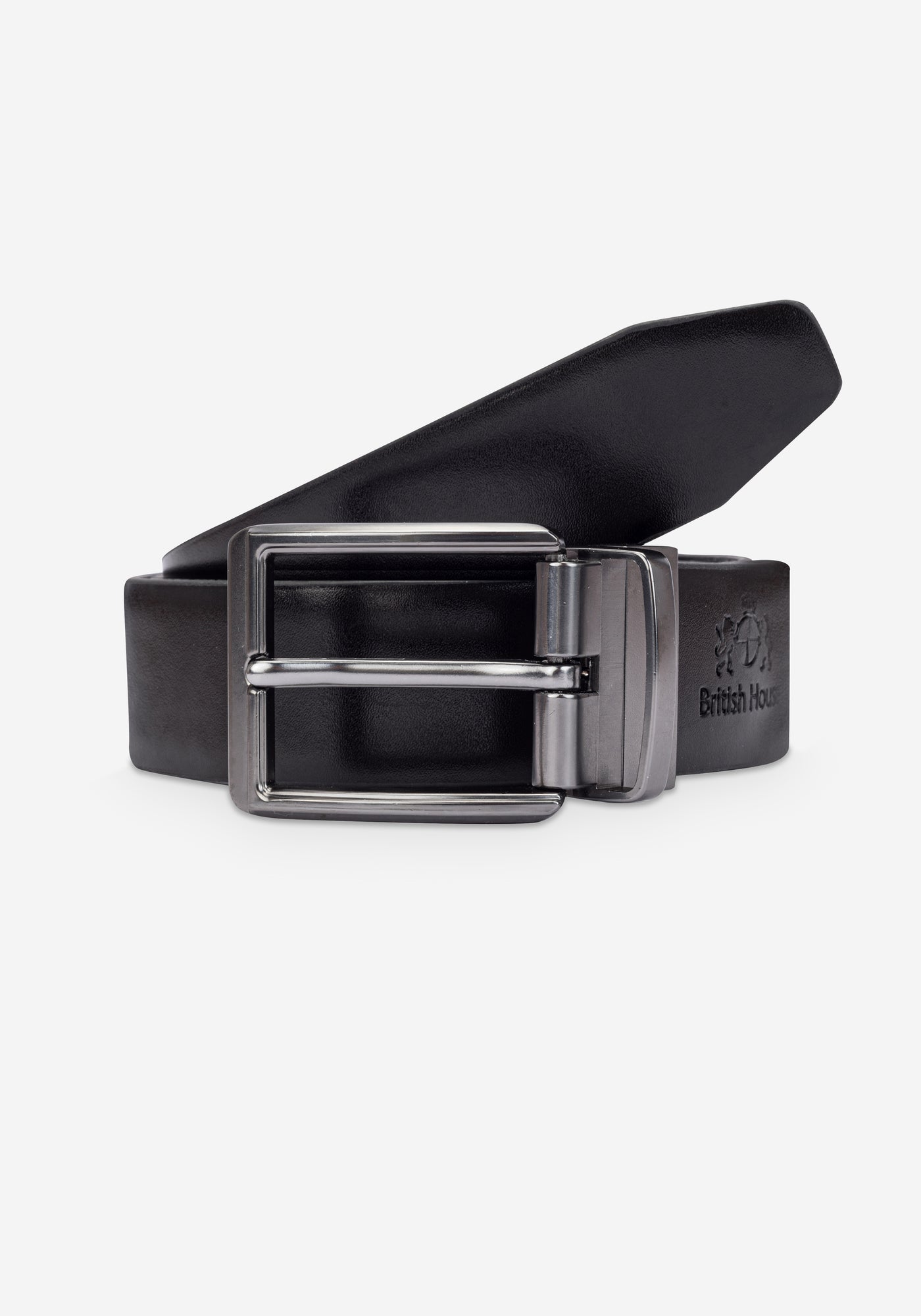 Shadow Black Double-Face Spanish Genuine Leather Belt