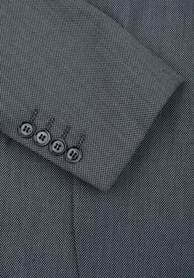 Arctic Grey Dotted Poly Suit