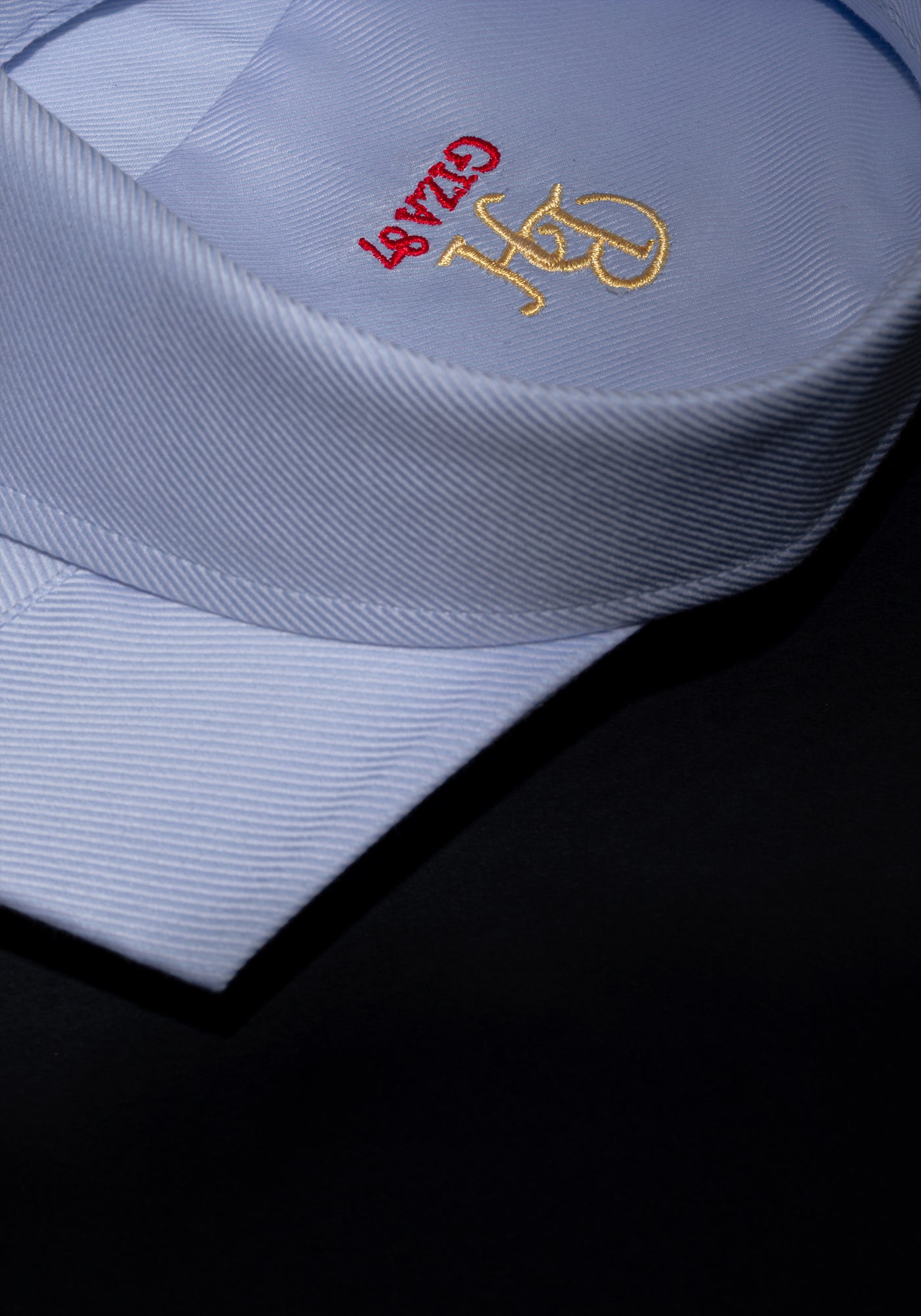 Giza 87 Cotton Dawn Blue Stripe Signature Twill Shirt