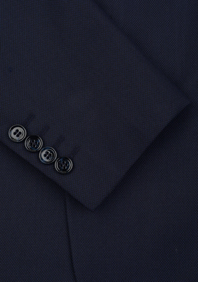 Nocturne Navy Dotted Poly Suit