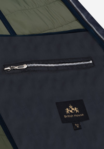 Steel Navy Vest