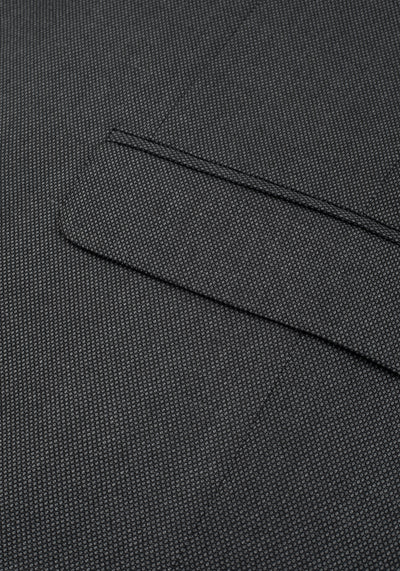 Graphite Grey Dotted Poly Suit