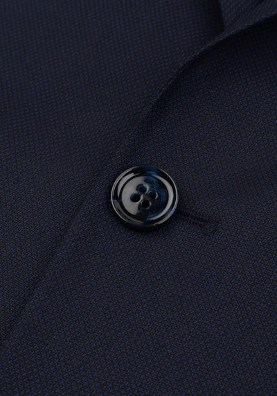 Nocturne Navy Dotted Poly Suit