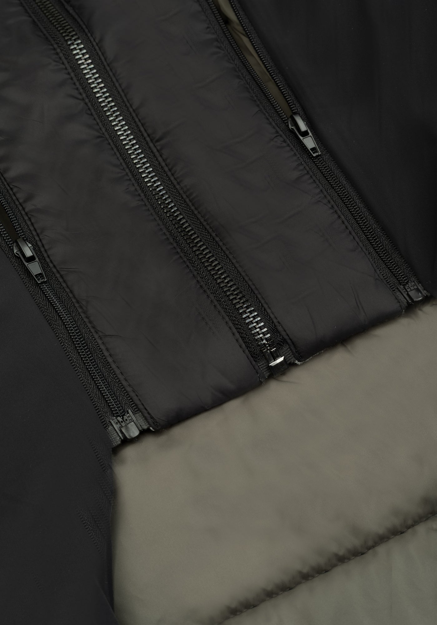 Flint Black Padded Polyamide Jacket