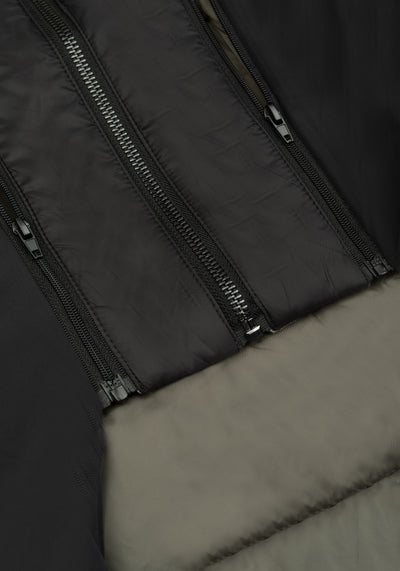 Flint Black Padded Polyamide Jacket