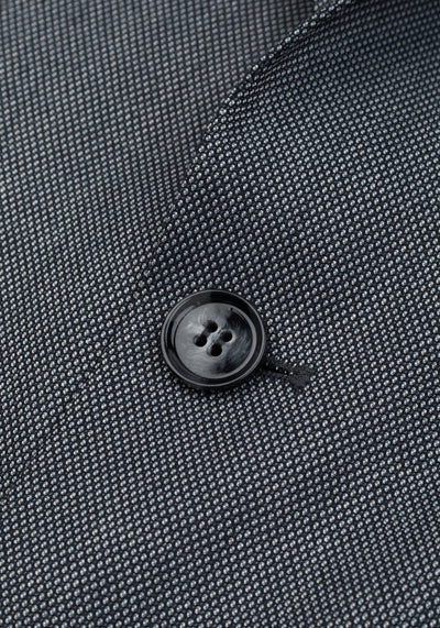 Arctic Grey Dotted Poly Suit