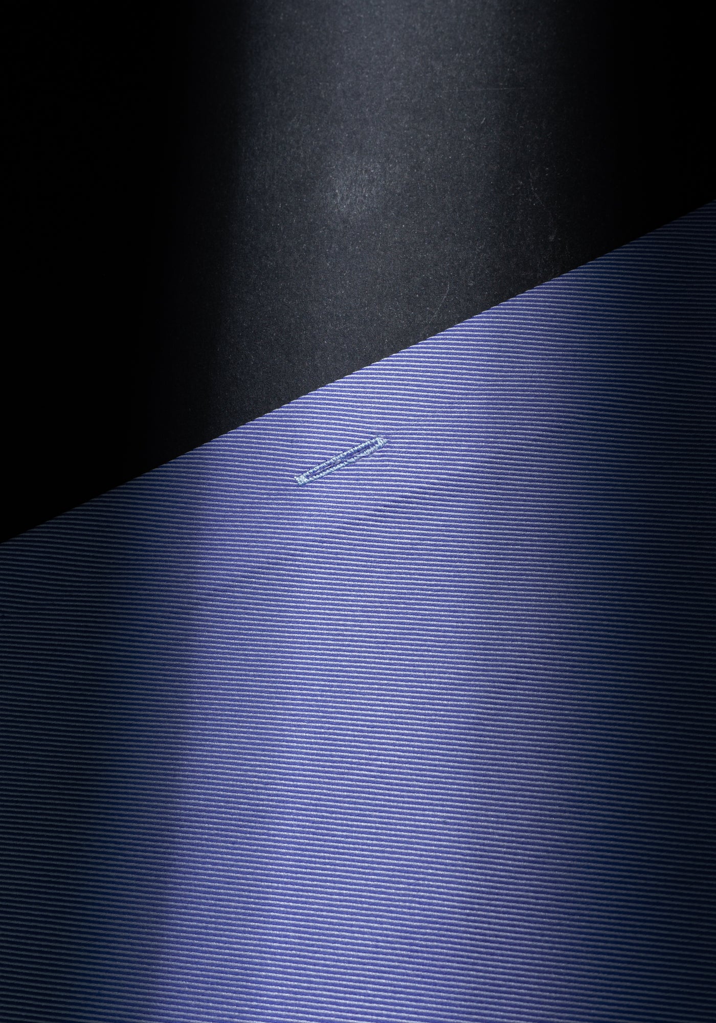 Giza 87 Cotton Silent Blue Stripe Fine Twill Shirt