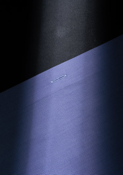 Giza 87 Cotton Silent Blue Stripe Fine Twill Shirt