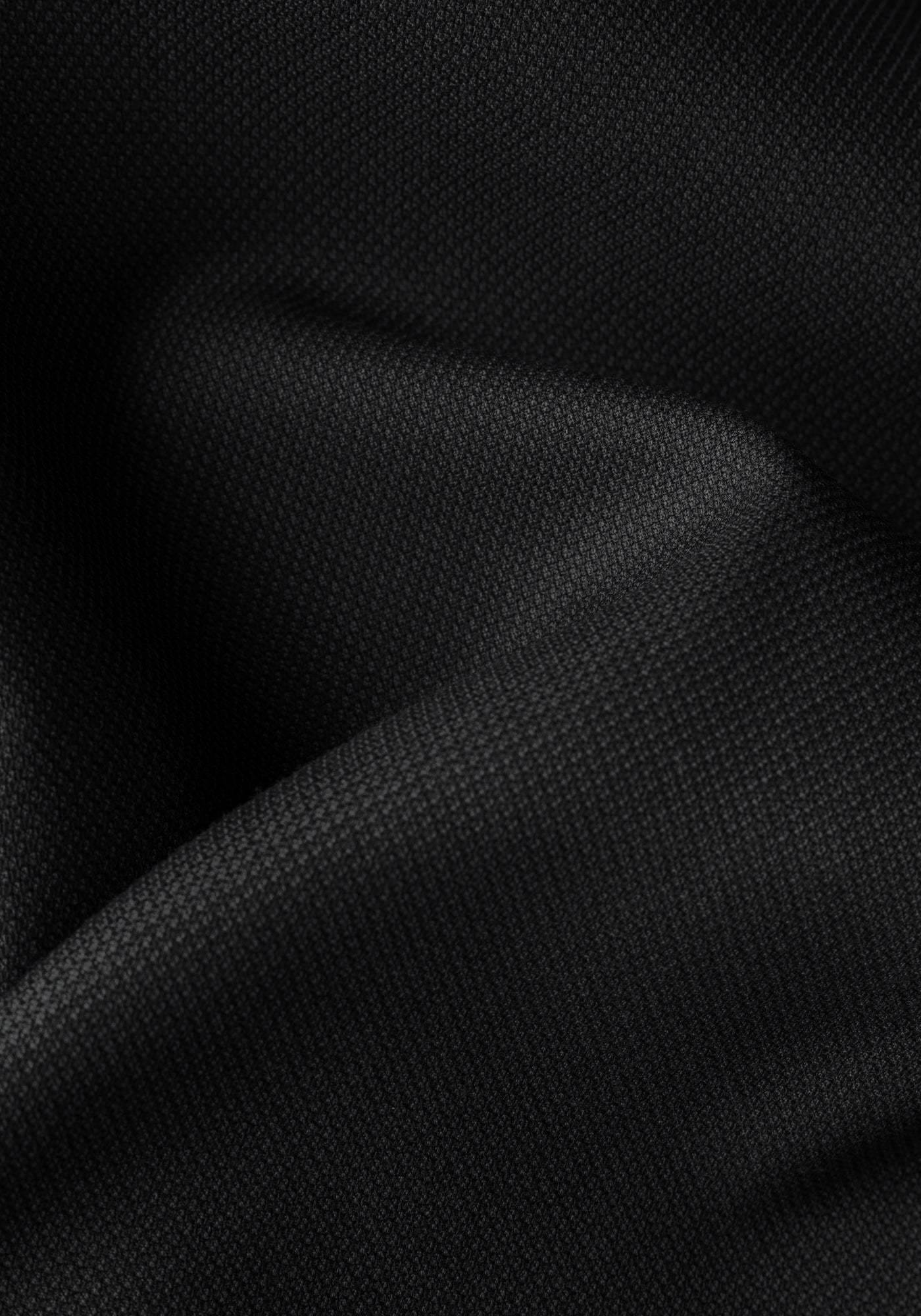 Obsidian Black Dotted Poly Suit