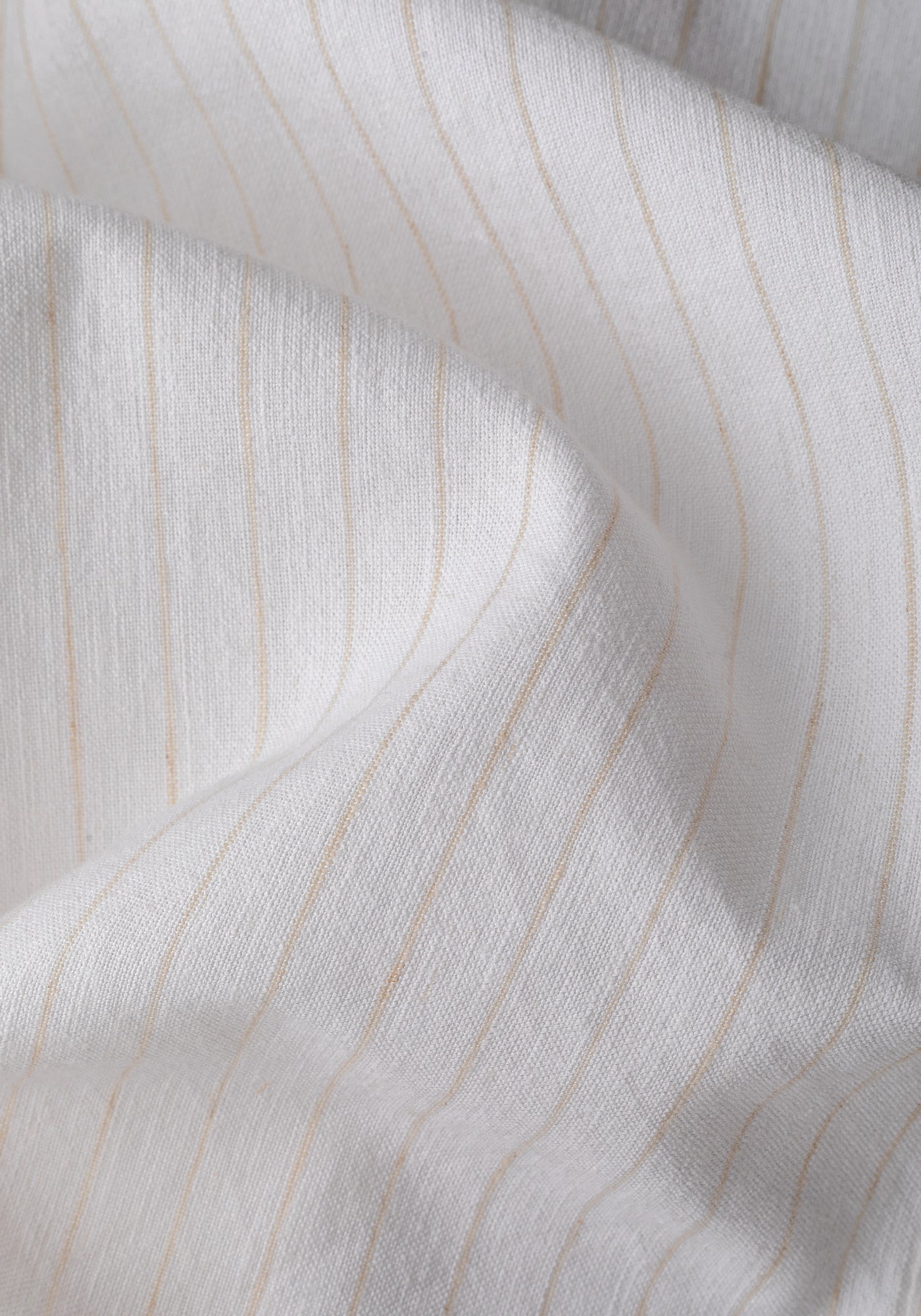 White Desert Beige Stripe Cotton Tencel Linen Blazer