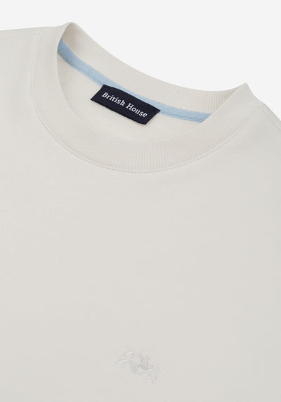 Off-White Cotton Sweatshirt