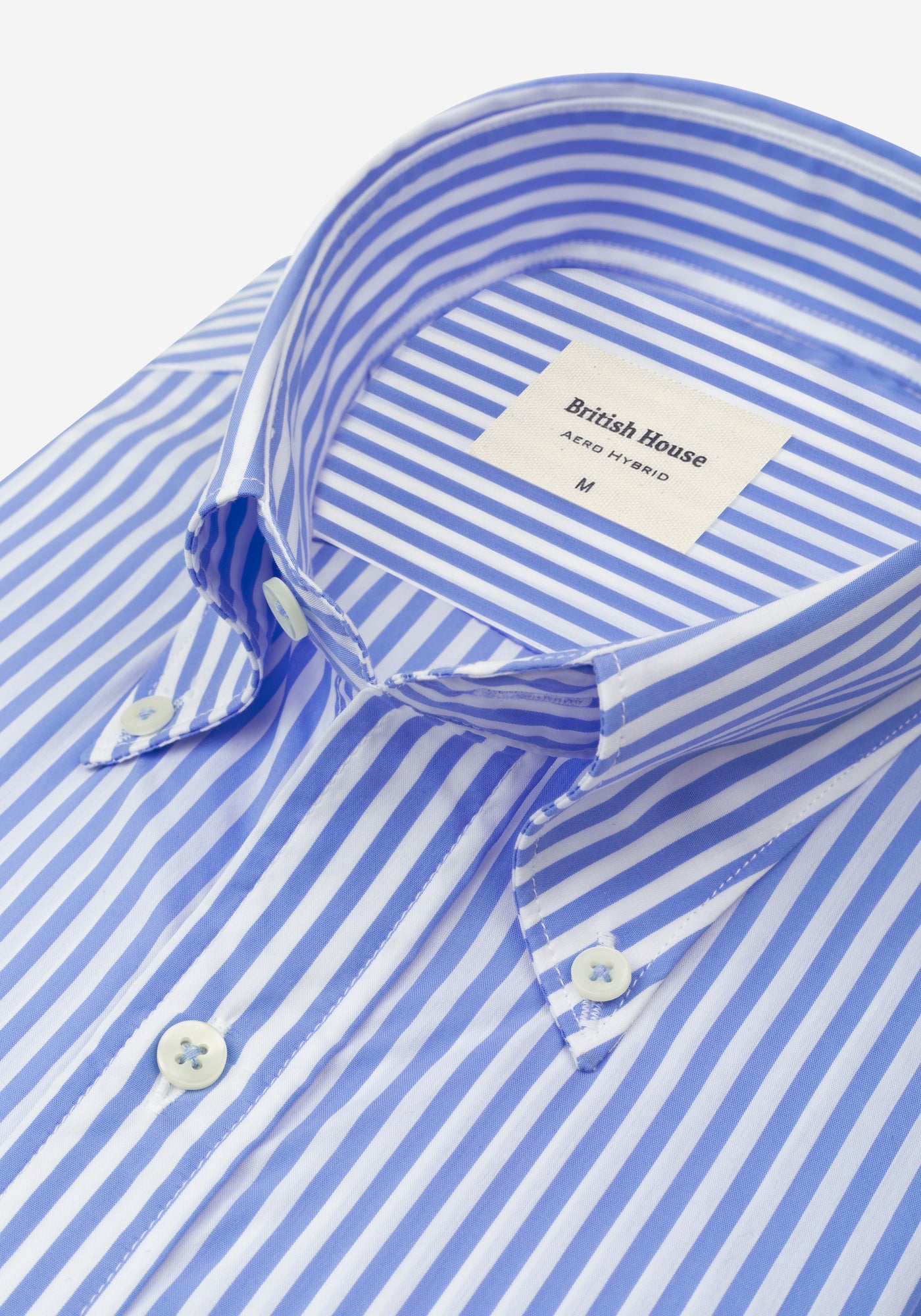 Cornflower Blue Stripe Aero-Hybrid Shirt