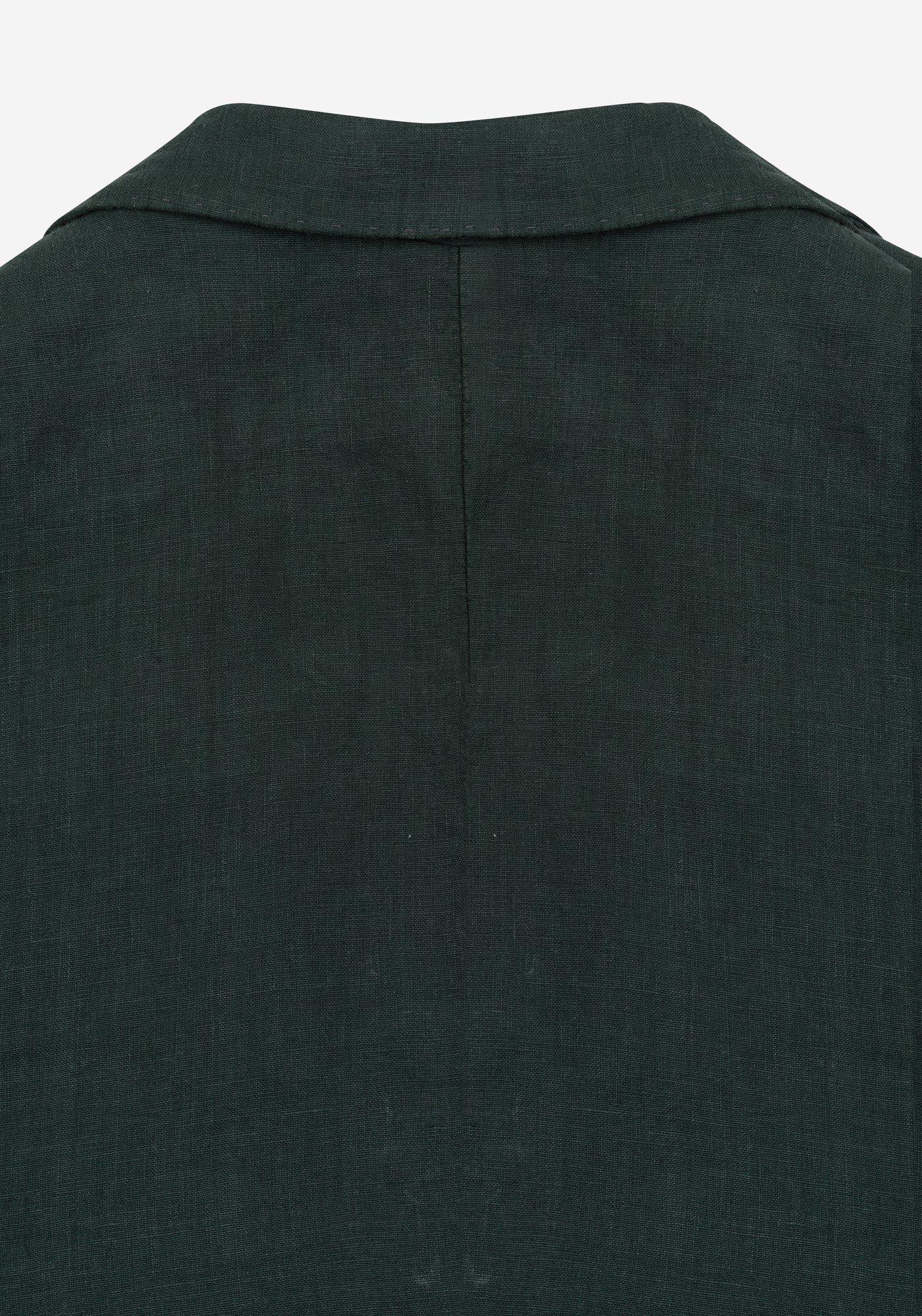Hunter Green Pure Linen Blazer