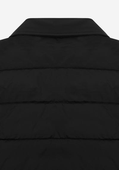 Flint Black Padded Polyamide Jacket