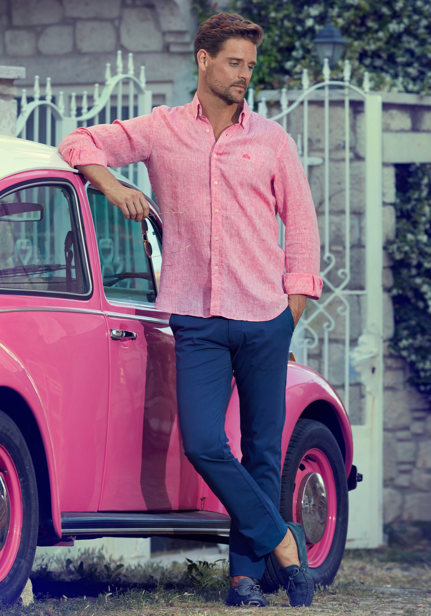 Rusty Rose Belgian Linen Shirt