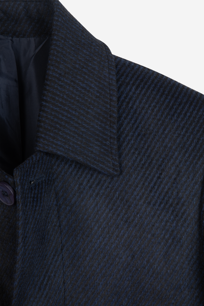 Dusk Navy Poly Coat