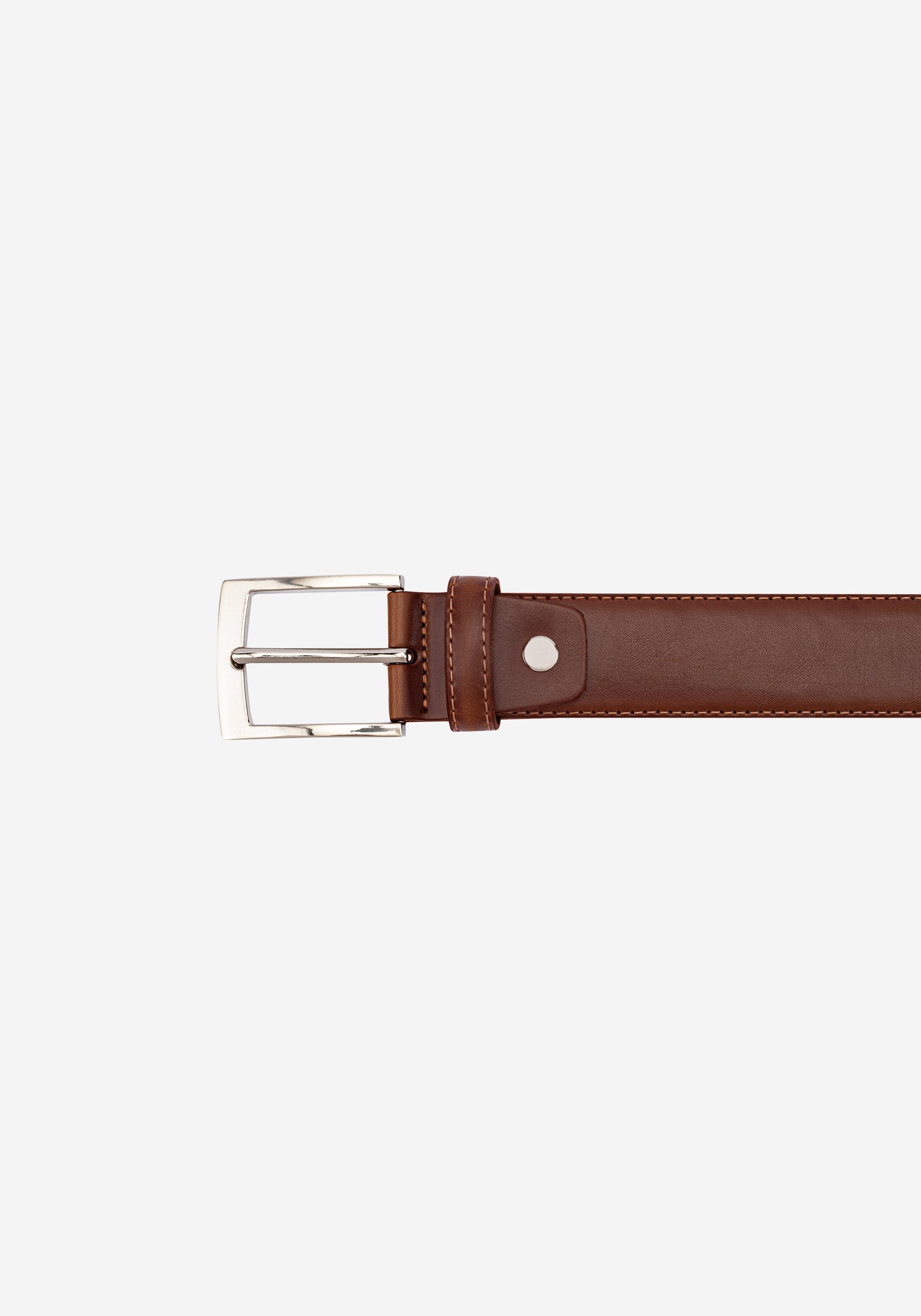 Mocha Brown Spanish Genuine Leather Belt