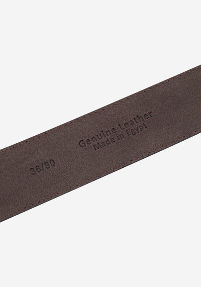 Burnt Burgundy Spanish Genuine Leather Belt