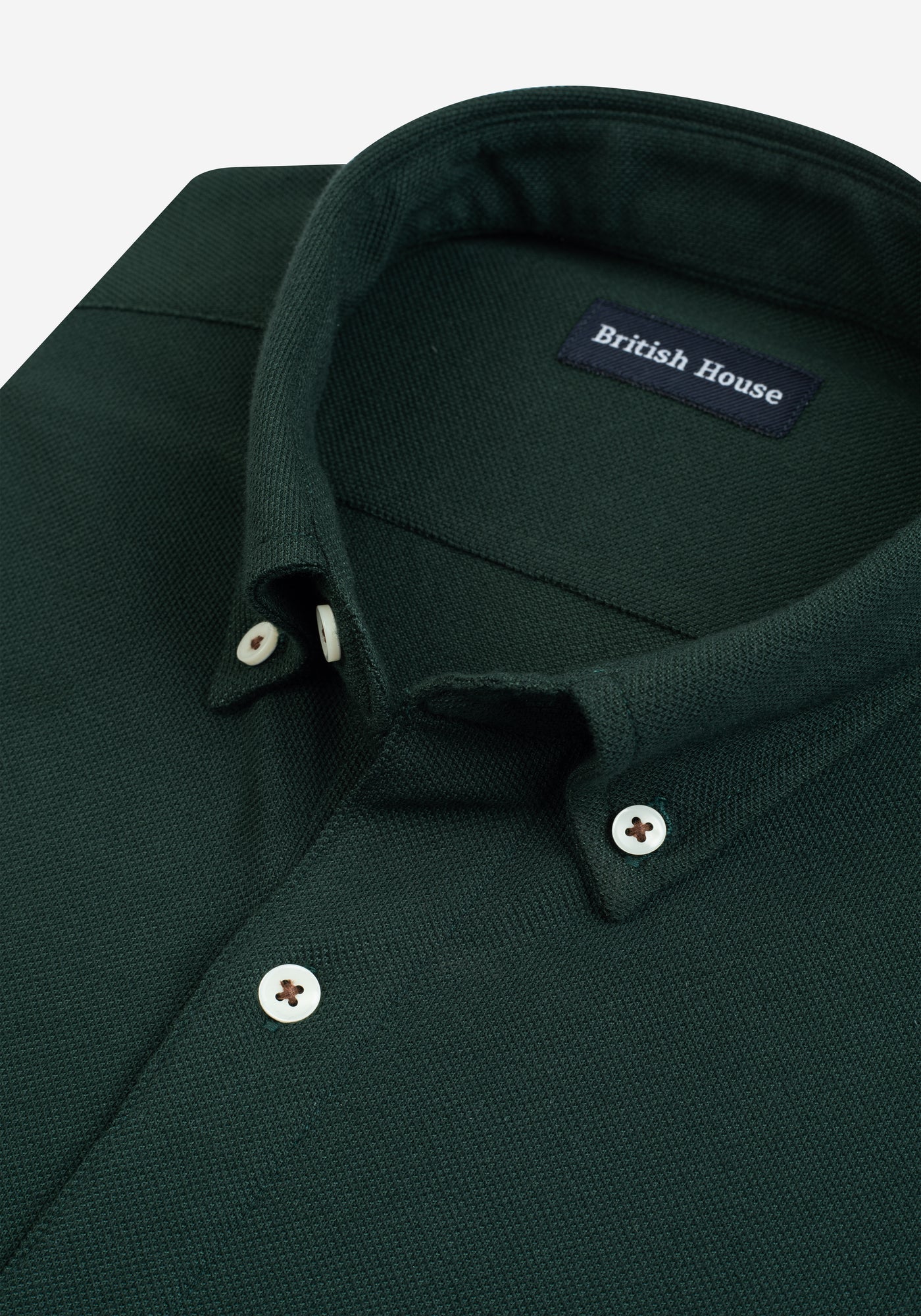 Forest Green Piqué Shirt