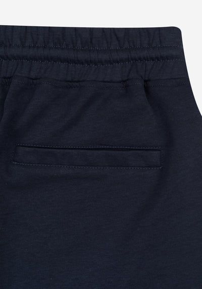 True Navy Cotton Short