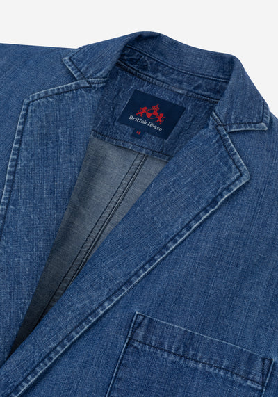 Imperial Blue Denim Blazer