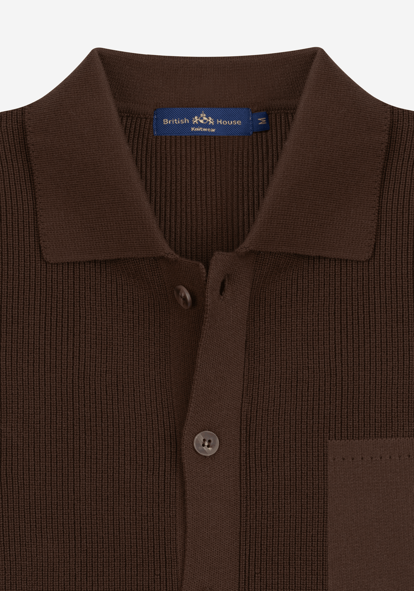 Espresso Brown Heavy Knitted Cardigan