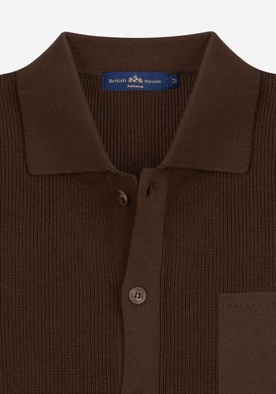 Espresso Brown Heavy Knitted Cardigan