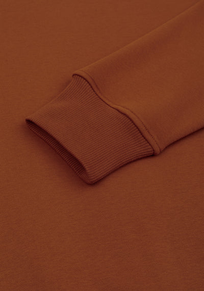 Copper Orange Cotton Sweatshirt