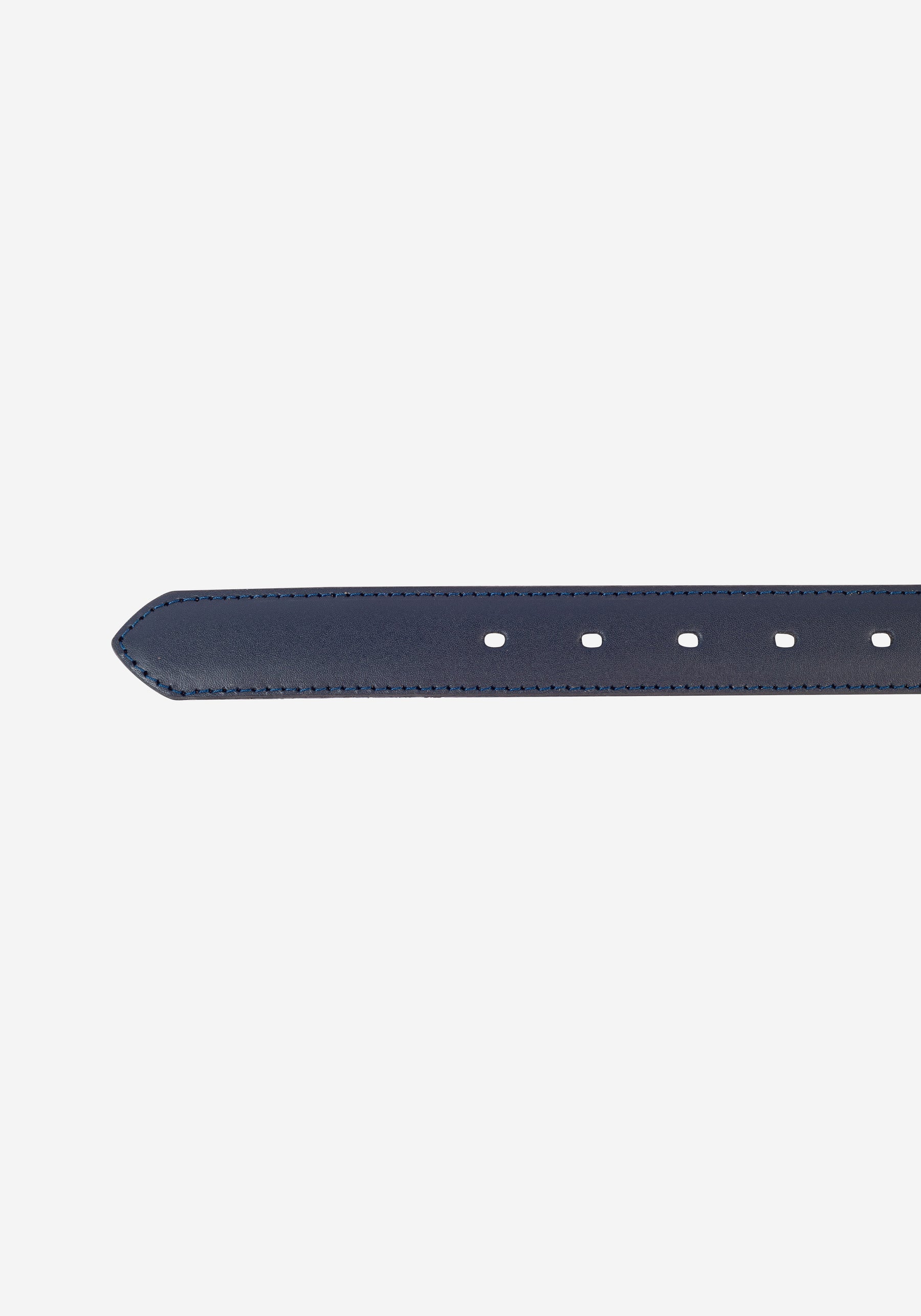 Royal Blue Leather Belt