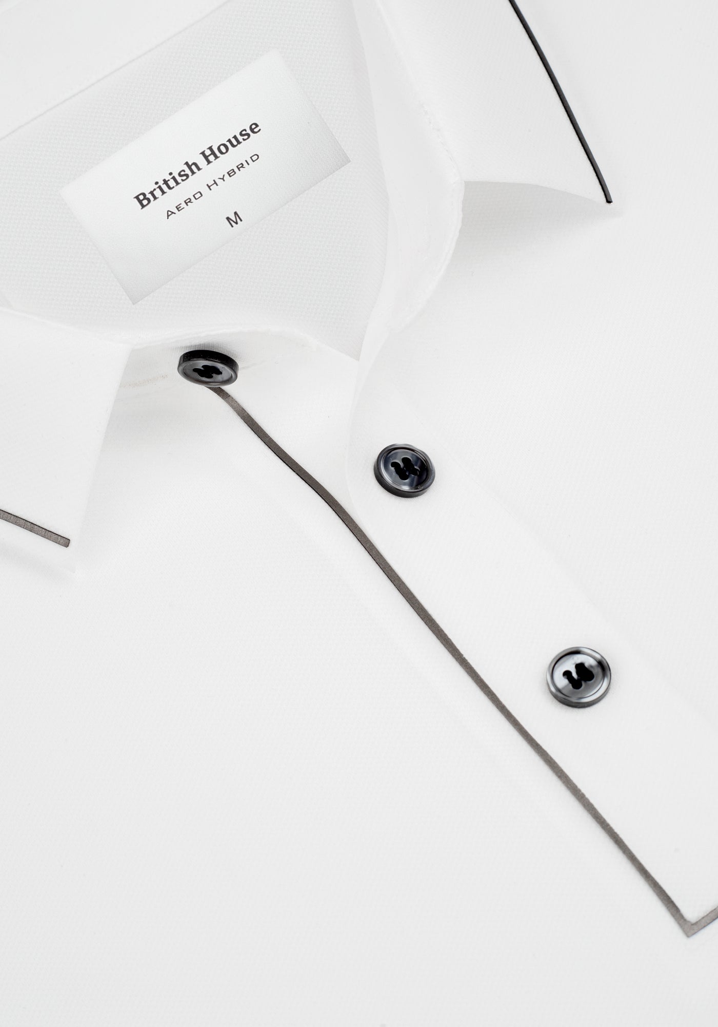 Pearl White Aero-Hybrid Polo Shirt