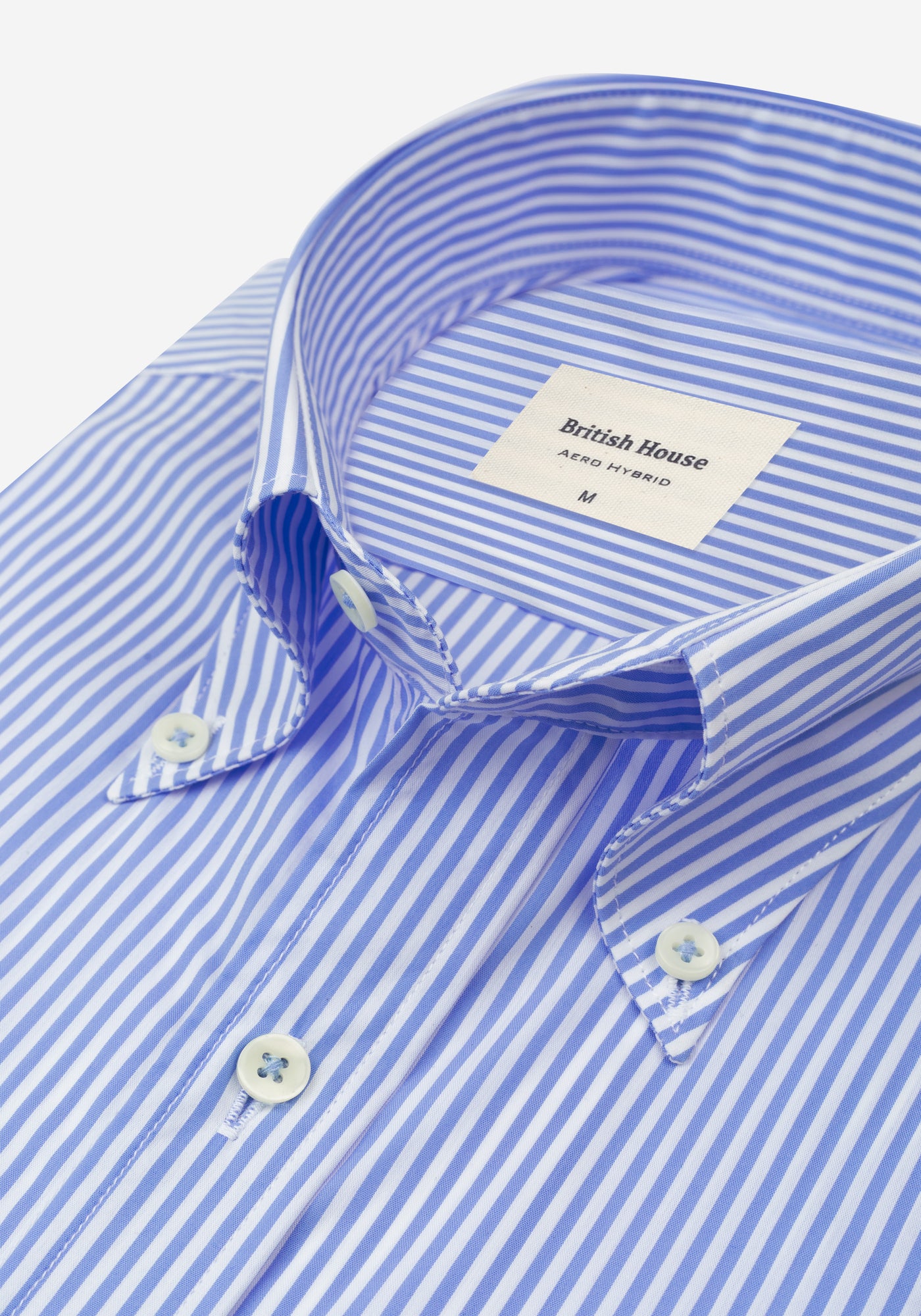 Coastal Blue Stripe Aero-Hybrid Shirt