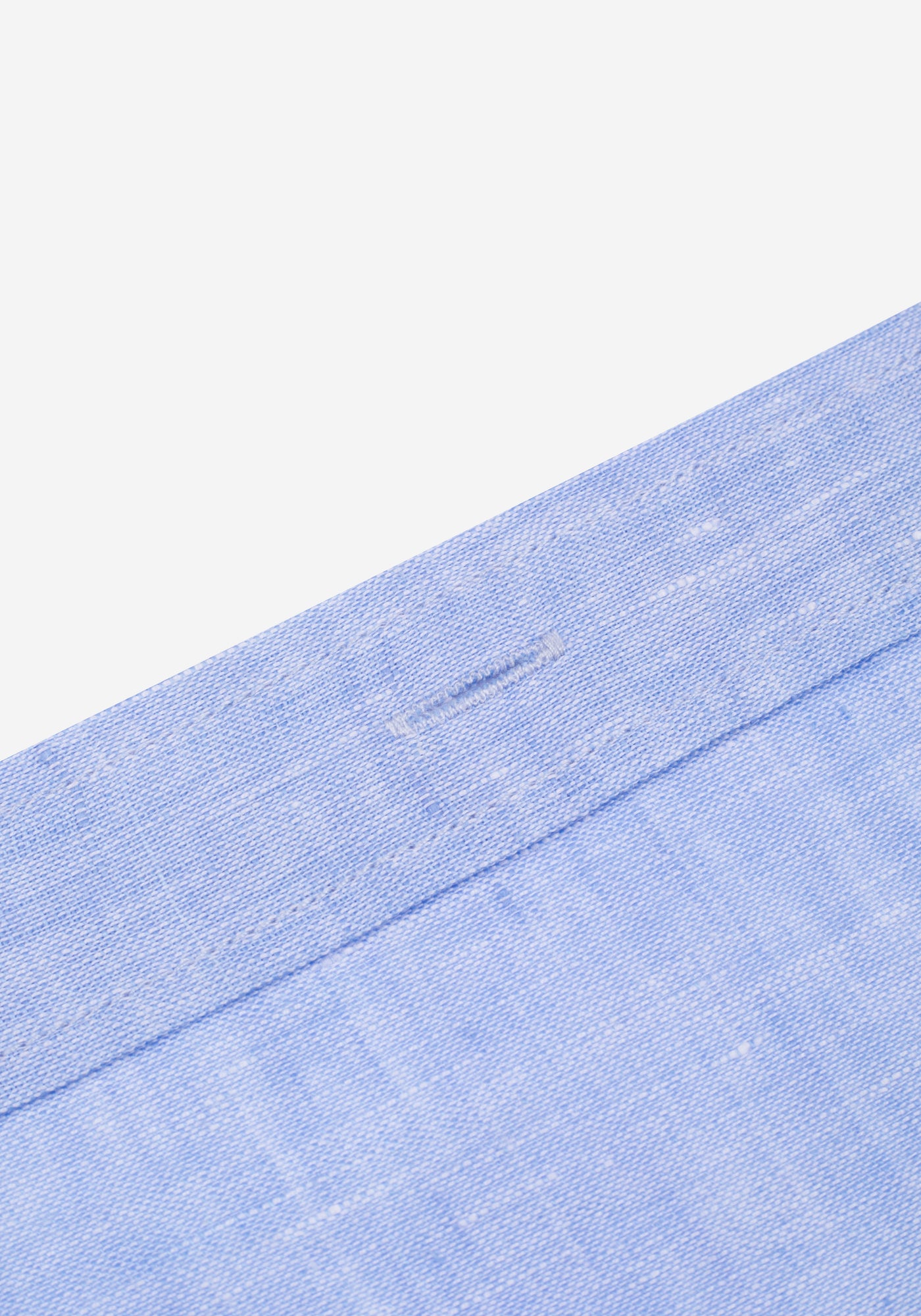 Polar Blue Washed Belgian Linen Shirt