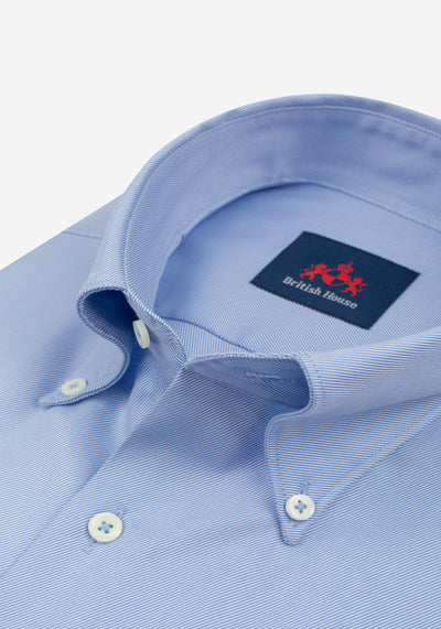 Skyline Blue Stripe Signature Twill Shirt