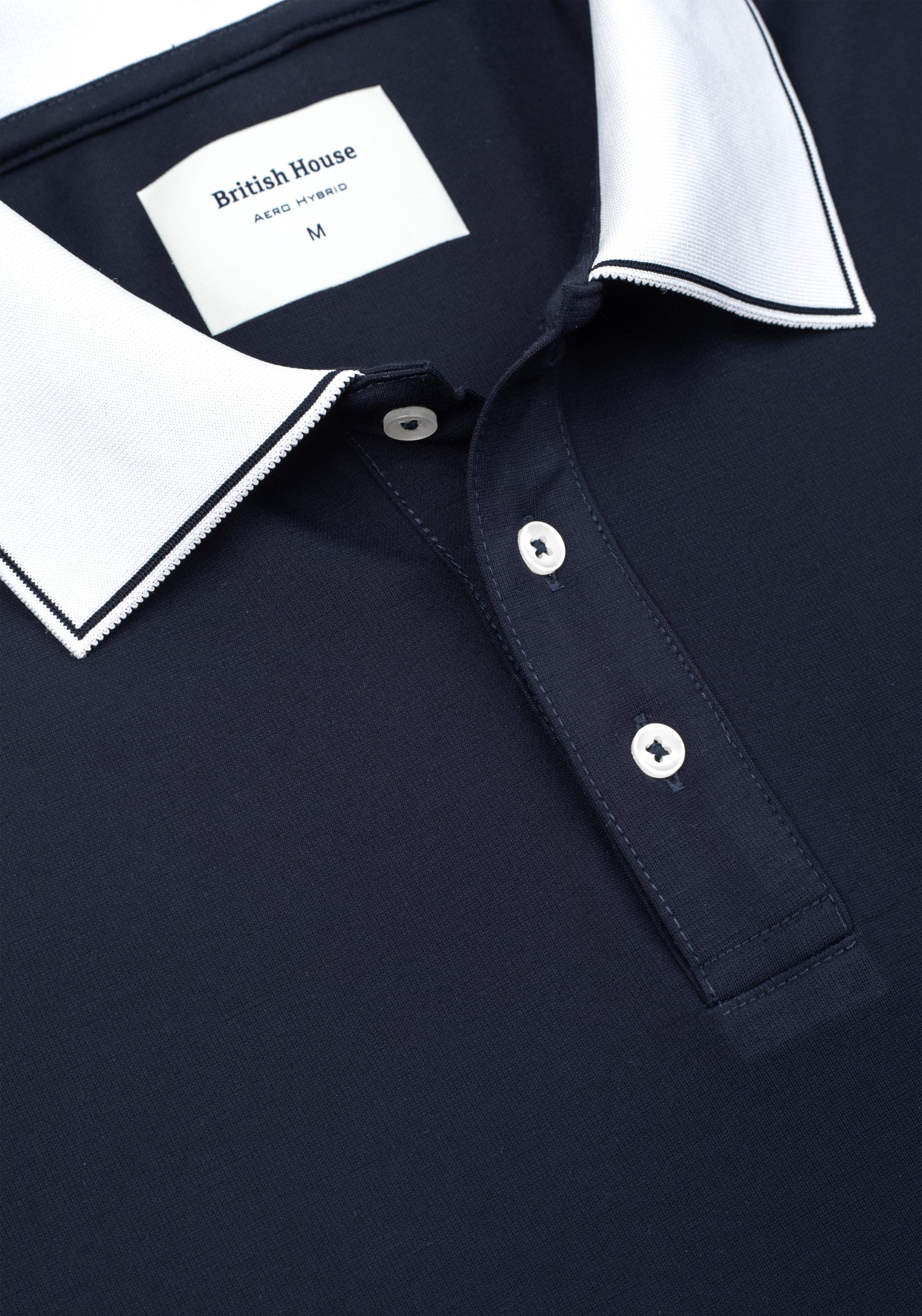 Ink Navy Aero-Hybrid Polo Shirt